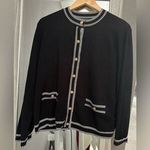 Brand new black  Adrianna Papelle  long sleeve sweater